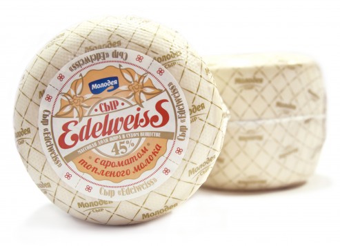 Сыр "Edelweiss" с ароматом топленого молока 45% | Интернет-магазин Gostpp