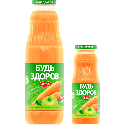 Нектар яблочно-морковный «Будь здоров» | Интернет-магазин Gostpp